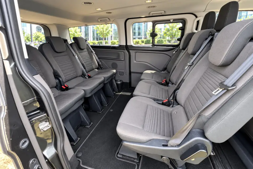 Standard 8 Seater — Ford Tourneo Custom passenger cabin