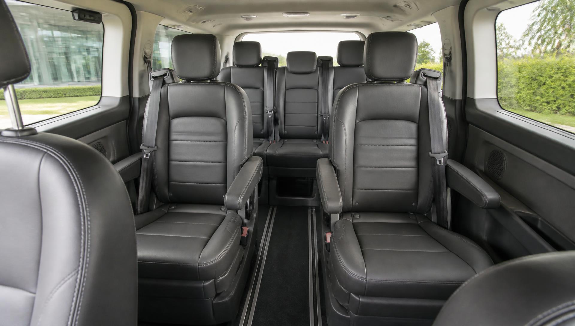 Standard 8 Seater — Ford Tourneo Custom passenger cabin